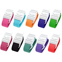 Los mejores  - ROLSELEY - Pack de 10 bandas para torniquetes- 10 colores